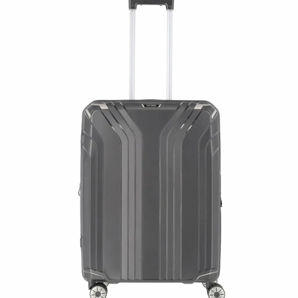 Travelite Hartgepäck|4-Rollen Koffer<Elvaa 4 Rollen Trolley 66 cm schwarz