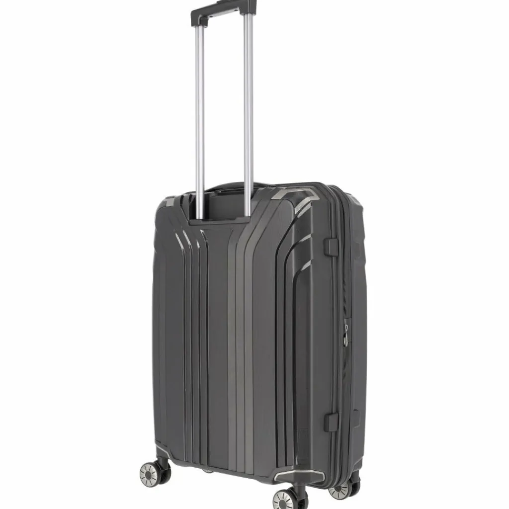 Travelite Hartgepäck|4-Rollen Koffer<Elvaa 4 Rollen Trolley 66 cm schwarz