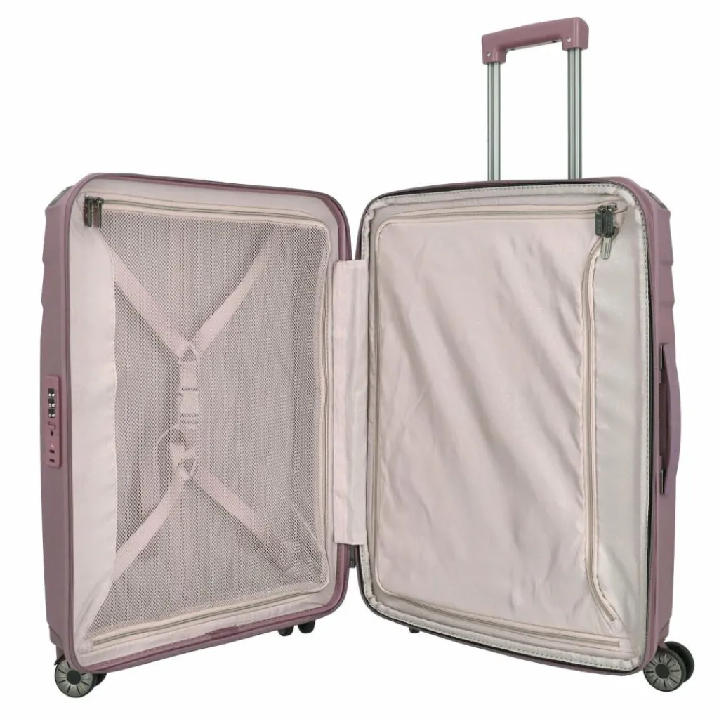 New Travelite Elvaa 4-Rollen Kofferset 3tlg. rosé