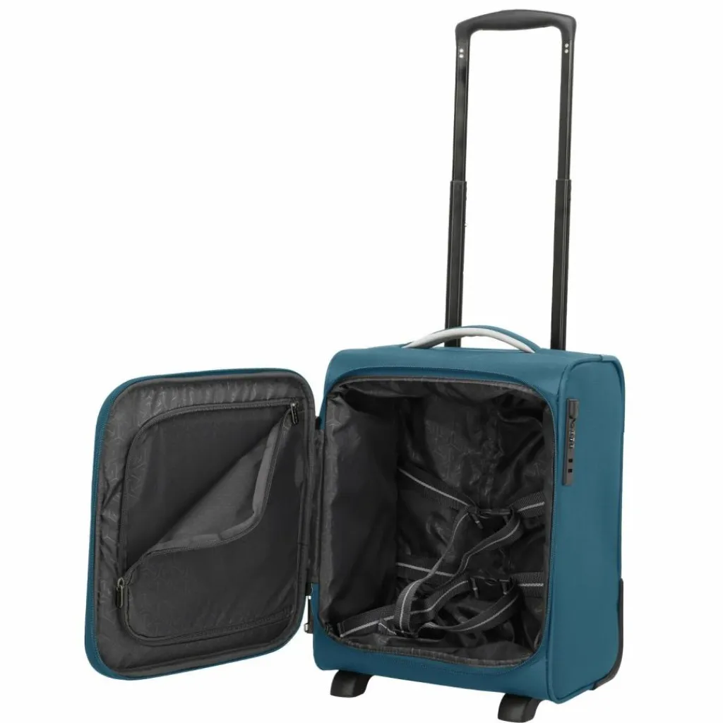 Hot Travelite Jetpack 2 Rollen Kabinentrolley 40 cm petrol