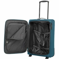 Travelite Weichgepäck Kabinengepäck|2-Rollen Kabinentrolleys<Jetpack Slim 2 Rollen Kabinentrolley 55 cm petrol