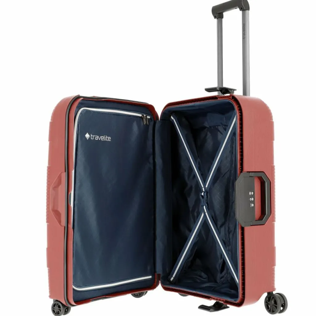 Travelite Korfu 4 Rollen Kofferset 3-teilig