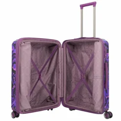 Travelite Lascana Edition 4 Rollen Trolley M 65 cm mit Dehnfalte