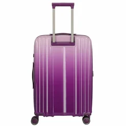 Travelite Hartgepäck|4-Rollen Koffer<Lascana Edition 4 Rollen Trolley M 65 cm mit Dehnfalte purple degrade