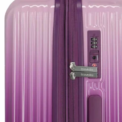 Travelite Hartgepäck|4-Rollen Koffer<Lascana Edition 4 Rollen Trolley M 65 cm mit Dehnfalte purple degrade