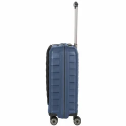 Best Travelite Mooby 4 Rollen Kabinentrolley 55 cm Laptopfach marine