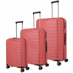 New Travelite Mooby 4 Rollen Kofferset 3-teilig rot