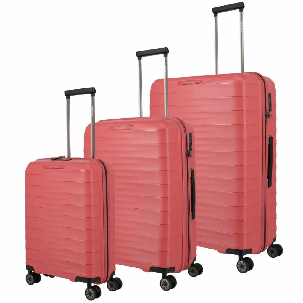 New Travelite Mooby 4 Rollen Kofferset 3-teilig rot