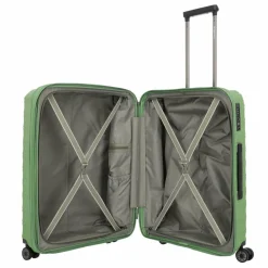 Travelite Koffersets Als Hartgepäck|Koffersets 3-Teilig<Mooby 4 Rollen Kofferset 3-teilig mit Dehnfalte grün