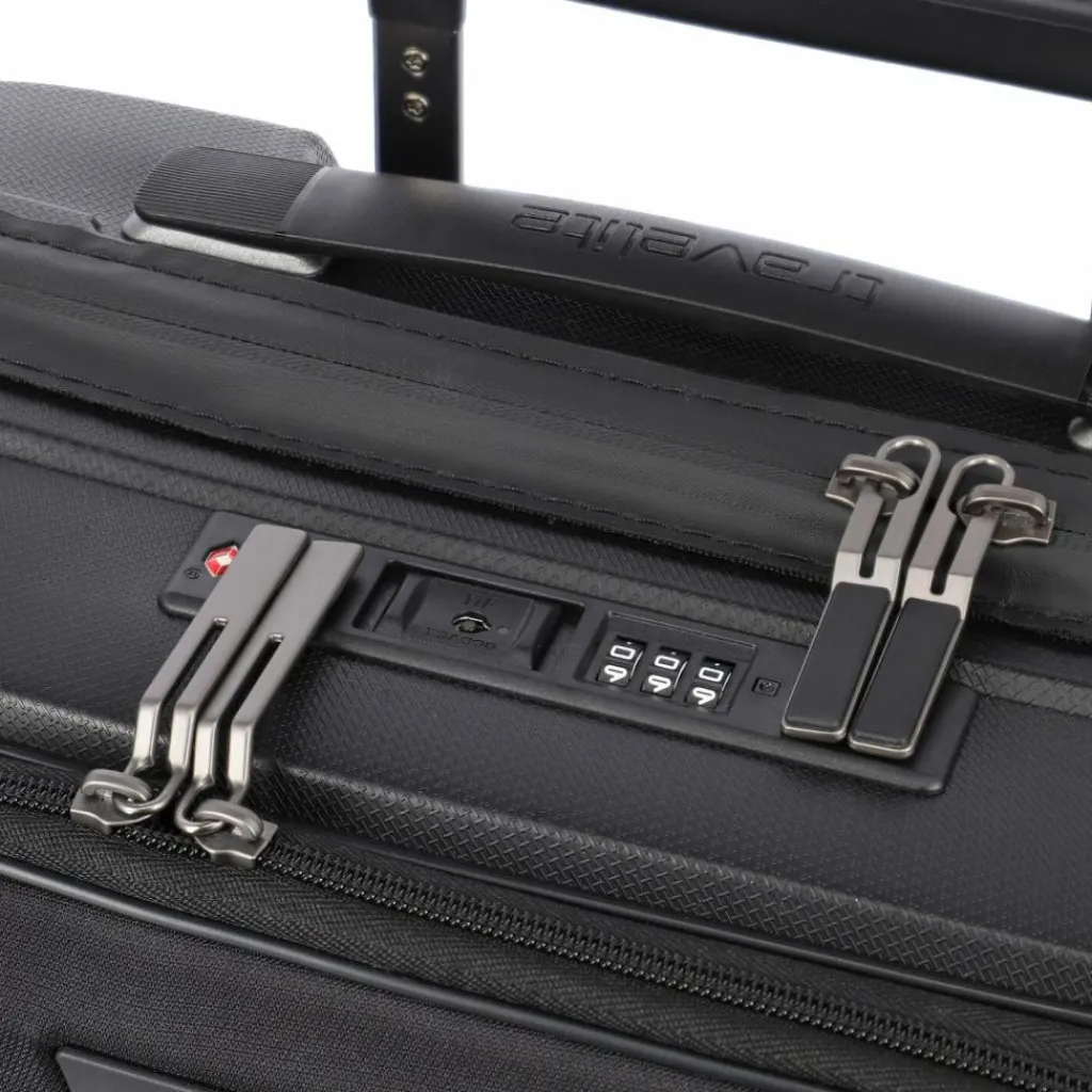 Sale Travelite Mooby 4 Rollen Kabinentrolley 55 cm Laptopfach schwarz