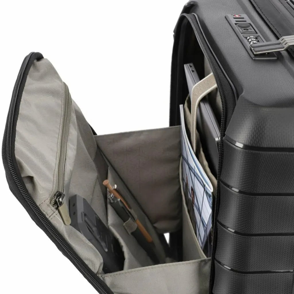Sale Travelite Mooby 4 Rollen Kabinentrolley 55 cm Laptopfach schwarz