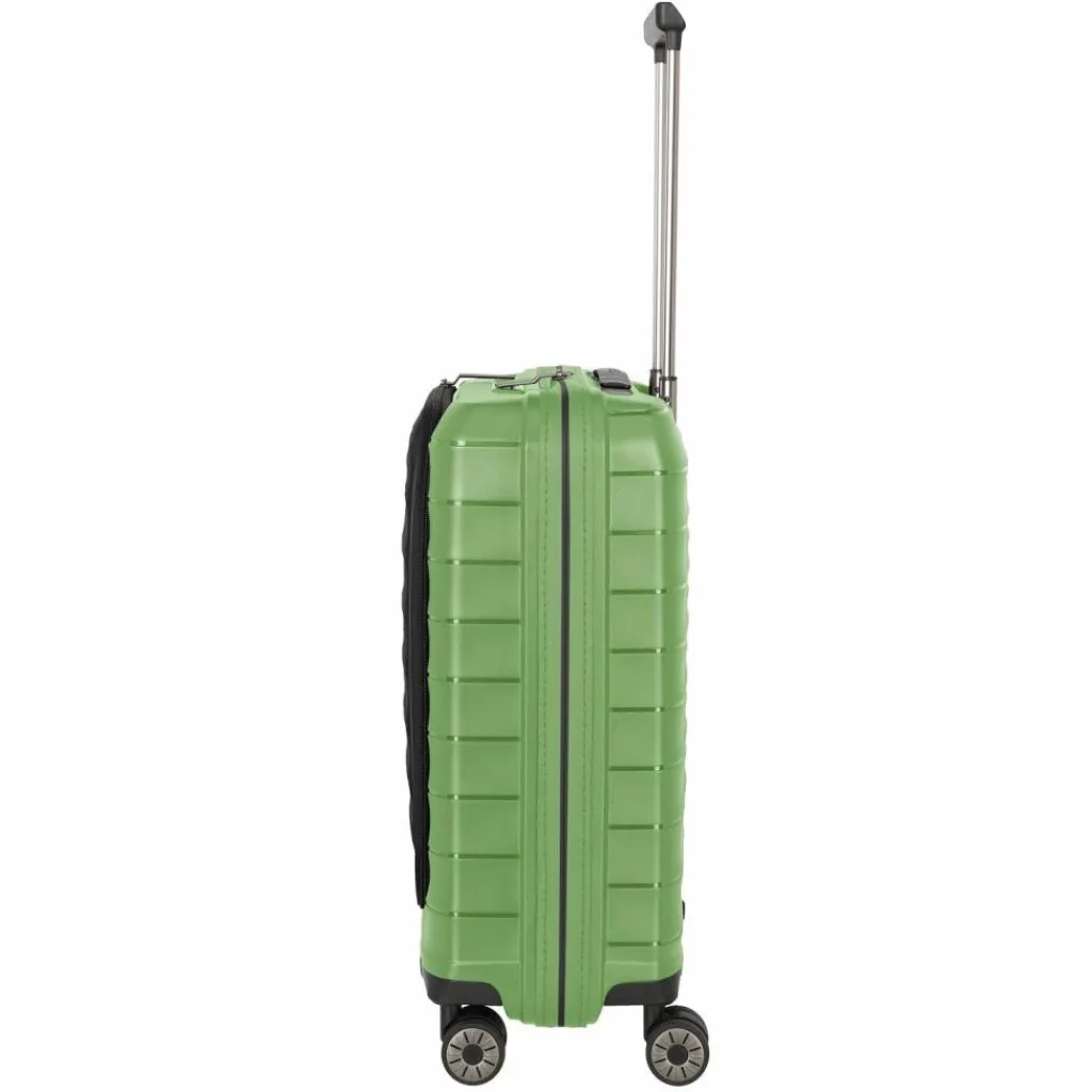 Travelite Hartgepäck Kabinengepäck|4-Rollen Kabinentrolleys<Mooby 4 Rollen Kabinentrolley 55 cm Laptopfach grün