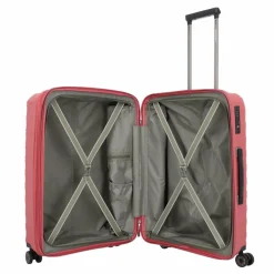 Travelite Mooby 4 Rollen Trolley M 66 cm mit Dehnfalte