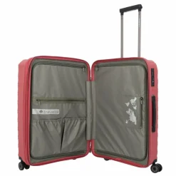 Travelite Mooby 4 Rollen Trolley M 66 cm mit Dehnfalte