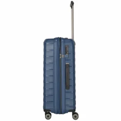 Travelite Mooby 4 Rollen Trolley M 66 cm mit Dehnfalte
