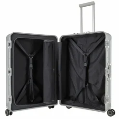 Travelite Hartgepäck|4-Rollen Koffer<Next 4-Rollen Trolley 77 cm silber2