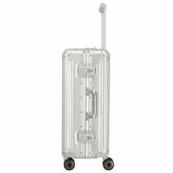 Travelite Hartgepäck|4-Rollen Koffer<Next 4-Rollen Trolley 67 cm silber2