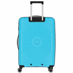 Travelite Orbita 4 Rollen Kofferset 3-teilig mit Dehnfalte türkis