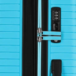 Travelite Orbita 4 Rollen Kofferset 3-teilig mit Dehnfalte türkis