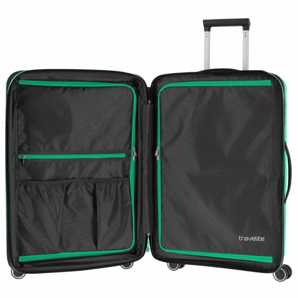 Travelite Koffersets Als Hartgepäck|Koffersets 3-Teilig<Orbita 4 Rollen Kofferset 3-teilig mit Dehnfalte grün