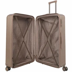 Travelite Hartgepäck|4-Rollen Koffer<Paros 4 Rollen Trolley 76 cm cappuccino