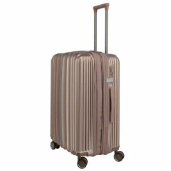 Travelite Hartgepäck|4-Rollen Koffer<Paros 4 Rollen Trolley 65 cm cappuccino