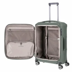 Travelite Priima 4 Rollen Trolley 68 cm mit Dehnfalte