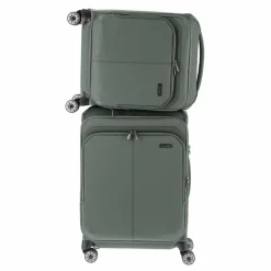 Clearance Travelite Priima 4 Rollen Kabinentrolley 55 cm mit Dehnfalte oliv
