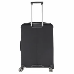 Outlet Travelite Priima 4 Rollen Trolley 68 cm mit Dehnfalte schwarz