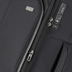 Outlet Travelite Priima 4 Rollen Trolley 68 cm mit Dehnfalte schwarz