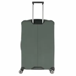 Travelite Weichgepäck|4-Rollen Koffer<Priima 4 Rollen Trolley 79 cm mit Dehnfalte oliv