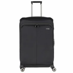 Travelite Weichgepäck|4-Rollen Koffer<Priima 4 Rollen Trolley 79 cm mit Dehnfalte schwarz