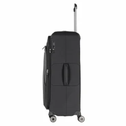 Travelite Weichgepäck|4-Rollen Koffer<Priima 4 Rollen Trolley 79 cm mit Dehnfalte schwarz