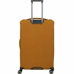 Travelite Weichgepäck|4-Rollen Koffer<Priima 4 Rollen Trolley L 79 cm mit Dehnfalte curry