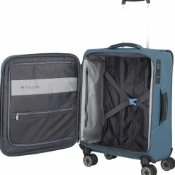 Best Travelite Skaii 4-Rollen Kabinentrolley 55 cm panoramablau