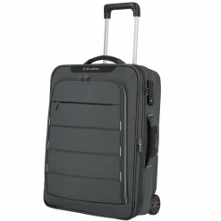 Travelite Weichgepäck Kabinengepäck|2-Rollen Kabinentrolleys<Skaii 2-Rollen Kabinentrolley 55 cm gipfelgrau