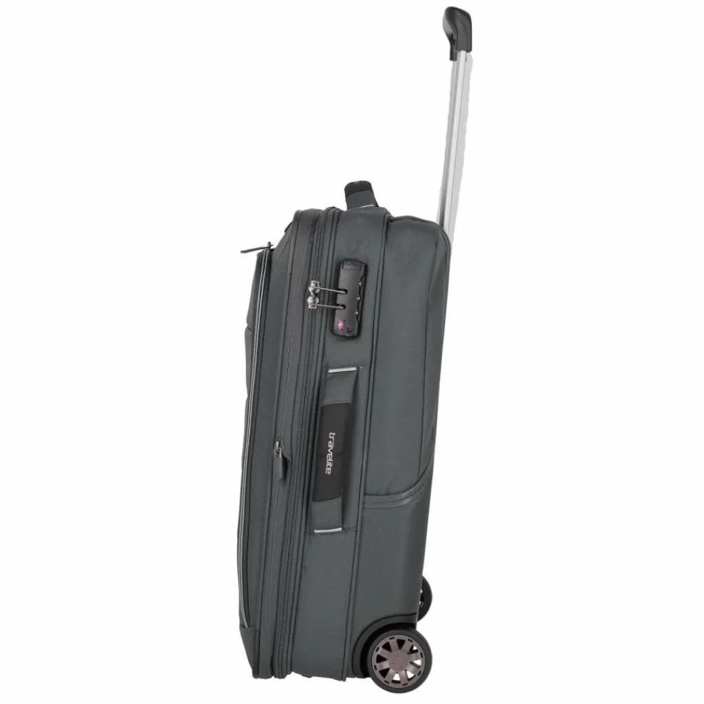 Travelite Weichgepäck Kabinengepäck|2-Rollen Kabinentrolleys<Skaii 2-Rollen Kabinentrolley 55 cm gipfelgrau