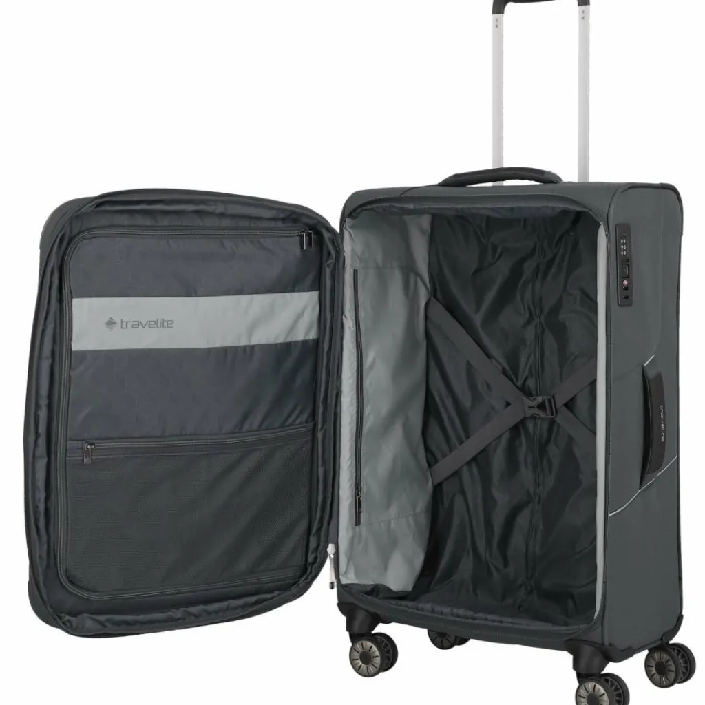 Best Travelite Skaii 4-Rollen Trolley 67 cm gipfelgrau