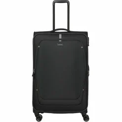 New Travelite Umbria 4 Rollen Trolley L 77 cm mit Dehnfalte black