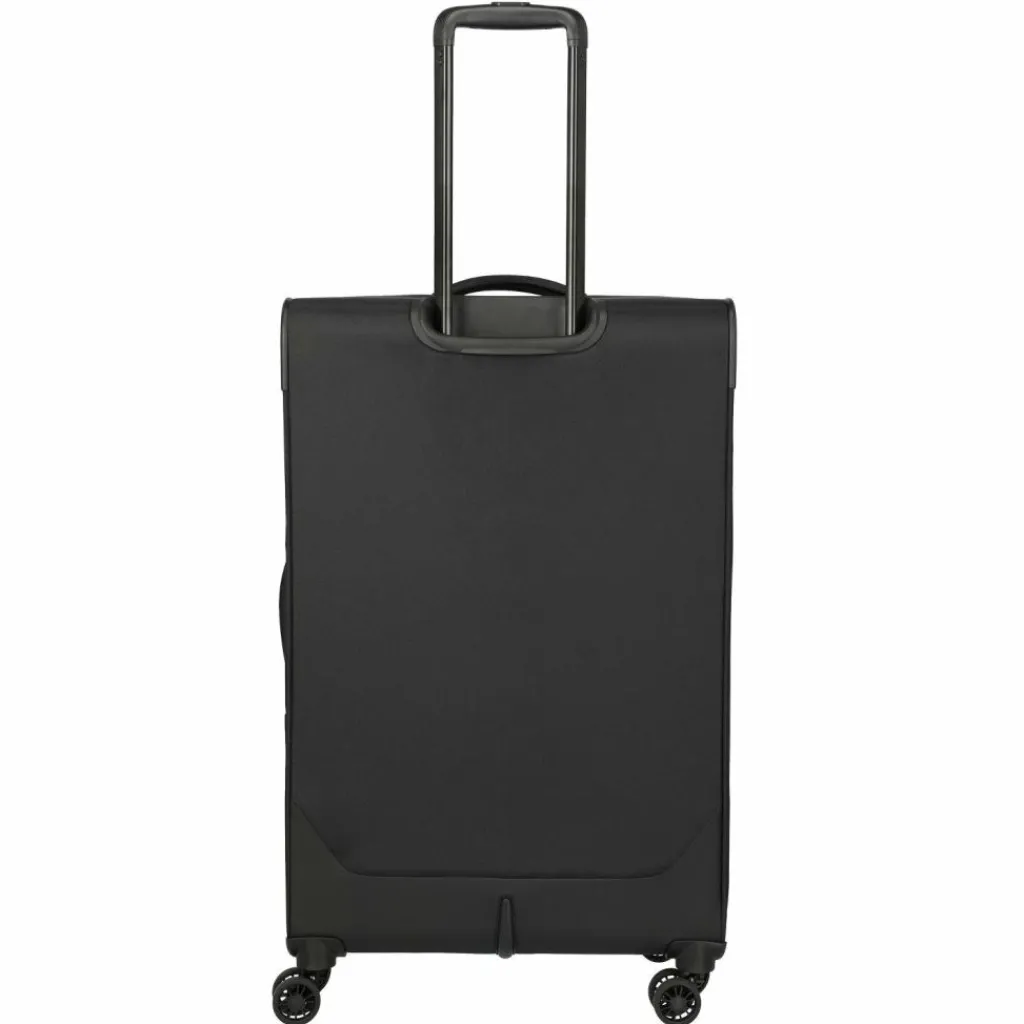 New Travelite Umbria 4 Rollen Trolley L 77 cm mit Dehnfalte black