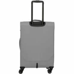 Travelite Weichgepäck|4-Rollen Koffer<Umbria 4 Rollen Trolley M 67 cm mit Dehnfalte smoky grey