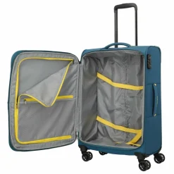 Travelite Umbria 4 Rollen Trolley M 67 cm mit Dehnfalte