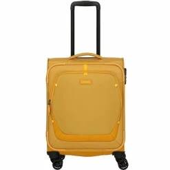 Travelite Weichgepäck Kabinengepäck|4-Rollen Kabinentrolleys<Umbria 4 Rollen Kabinentrolley S 55 cm golden glow