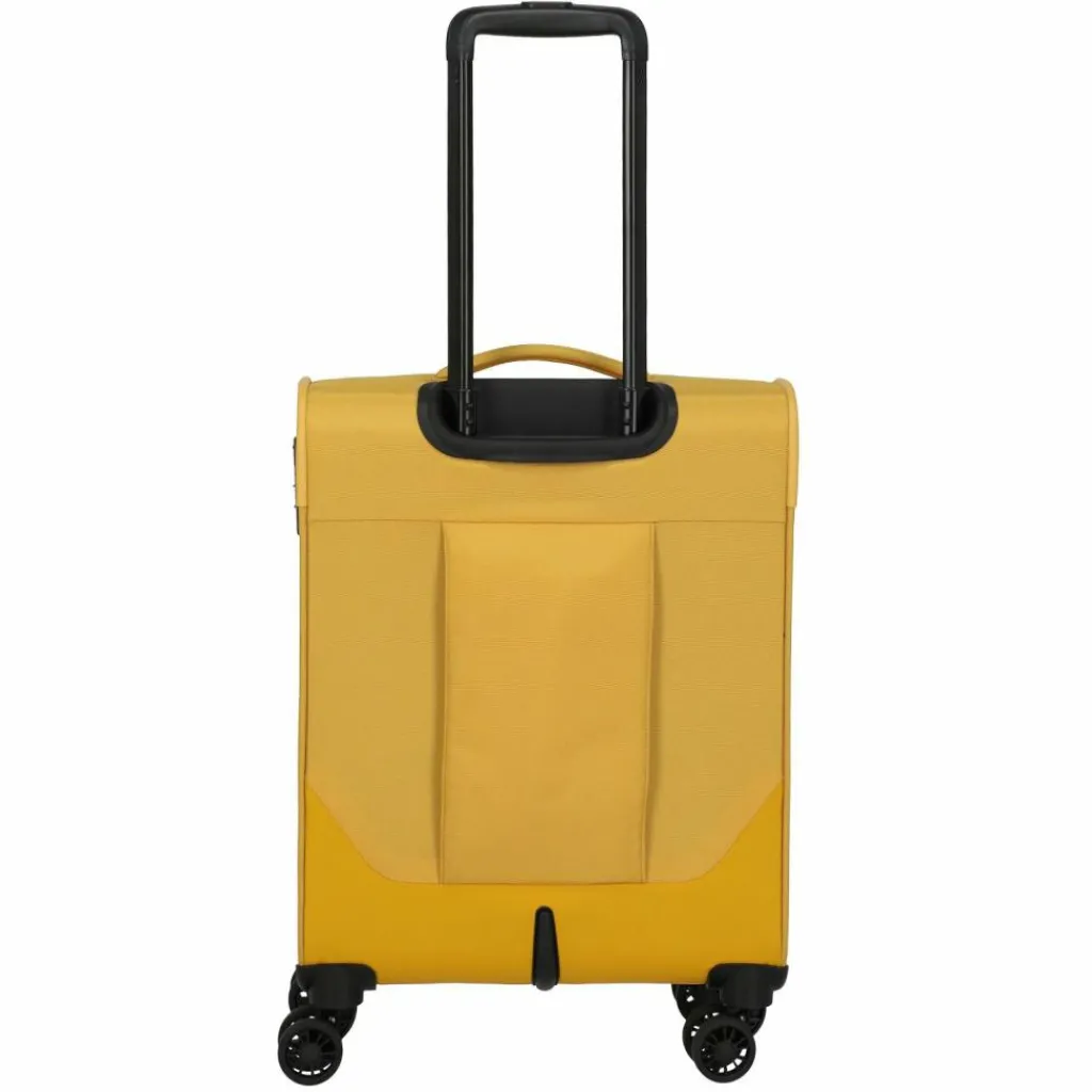 Travelite Weichgepäck Kabinengepäck|4-Rollen Kabinentrolleys<Umbria 4 Rollen Kabinentrolley S 55 cm golden glow
