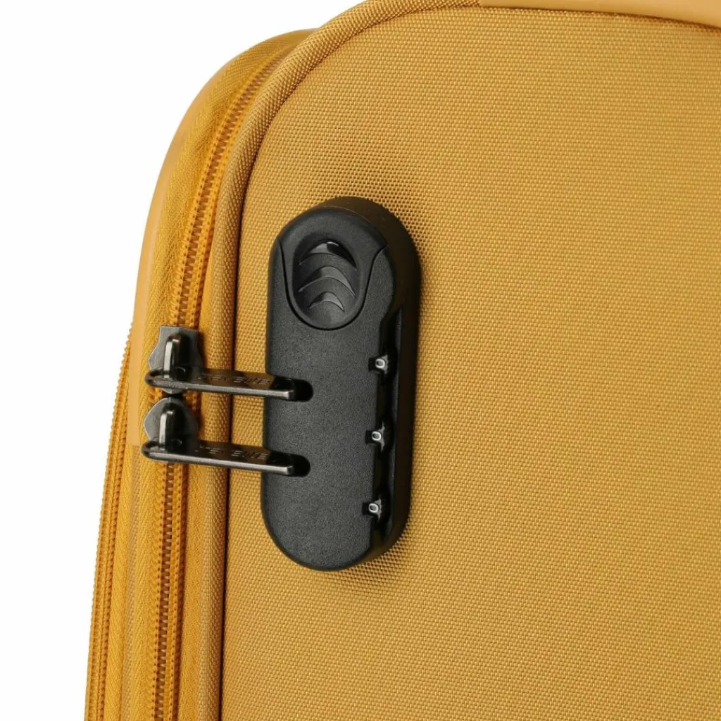 Travelite Weichgepäck Kabinengepäck|4-Rollen Kabinentrolleys<Umbria 4 Rollen Kabinentrolley S 55 cm golden glow