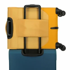 Travelite Weichgepäck Kabinengepäck|4-Rollen Kabinentrolleys<Umbria 4 Rollen Kabinentrolley S 55 cm golden glow