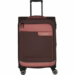Travelite Weichgepäck|4-Rollen Koffer<Viia 4 Rollen Trolley 67 cm frühlingsrose