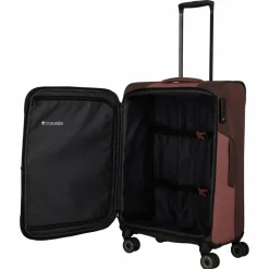 Travelite Weichgepäck|4-Rollen Koffer<Viia 4 Rollen Trolley 67 cm frühlingsrose