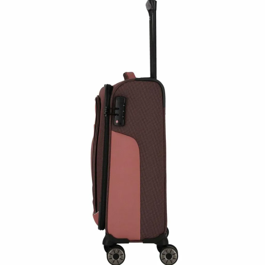 Clearance Travelite VIIA 4-Rollen Kabinentrolley 55 cm frühlingsrose