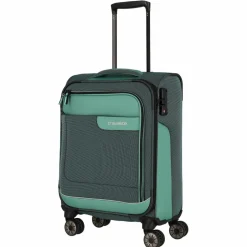 Travelite Weichgepäck Kabinengepäck|4-Rollen Kabinentrolleys<VIIA 4-Rollen Kabinentrolley 55 cm eukalyptus